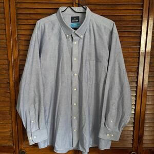 Stafford Cool Max Men's Dress Shirt - Slim Fit Button Down - Size XXL 18-18.5